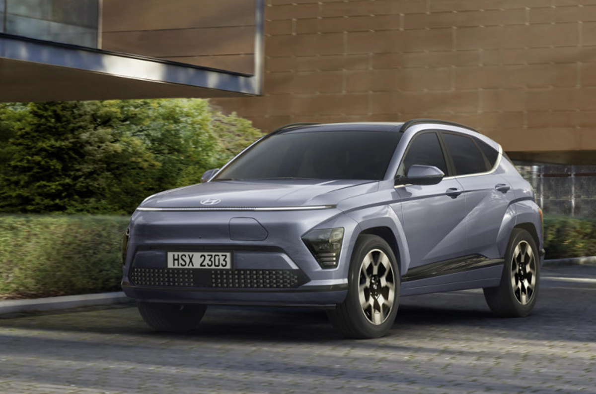 2023 Hyundai Kona electric front quarter 